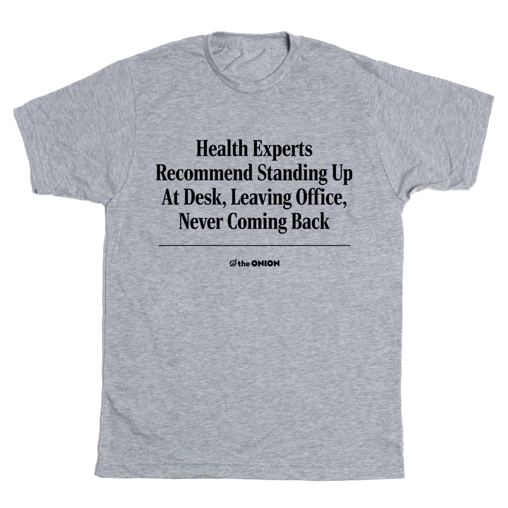 'Health Experts Recommend' Headline T-Shirt - Image 2